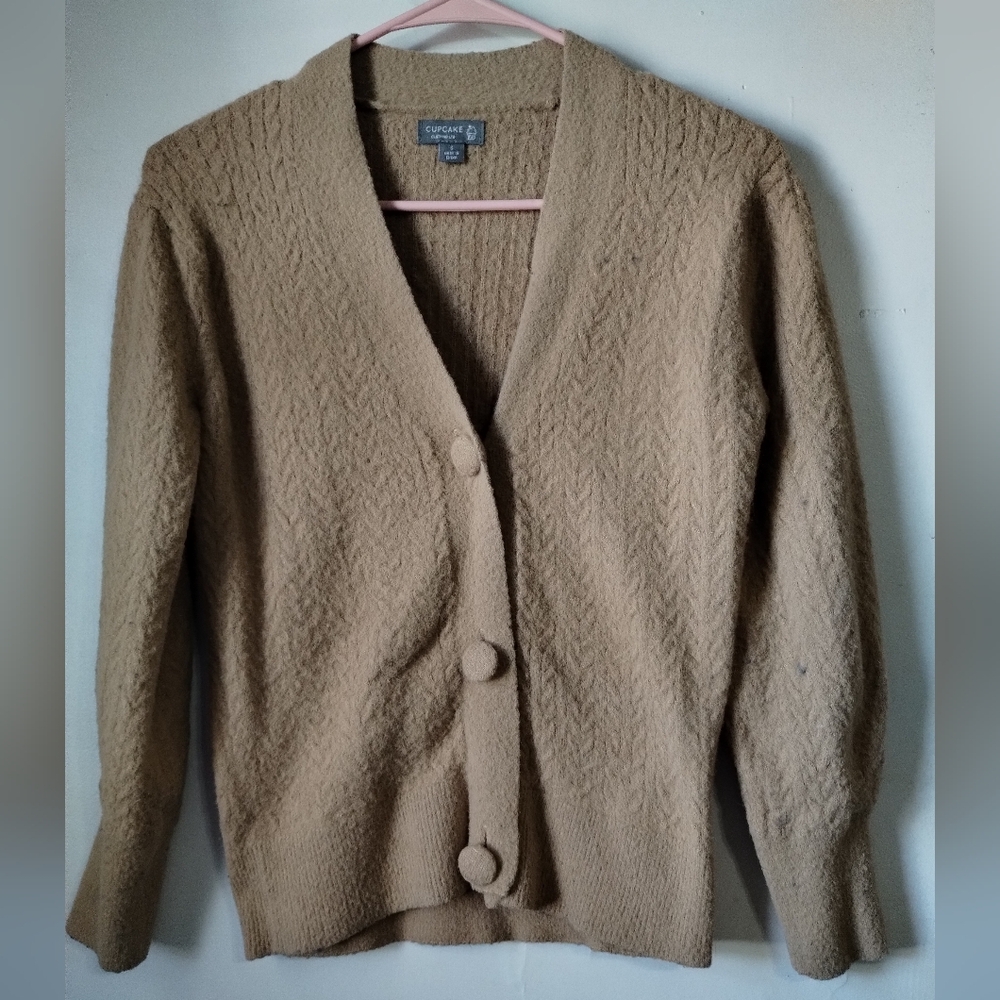 Cake Classic Tan Cardigan